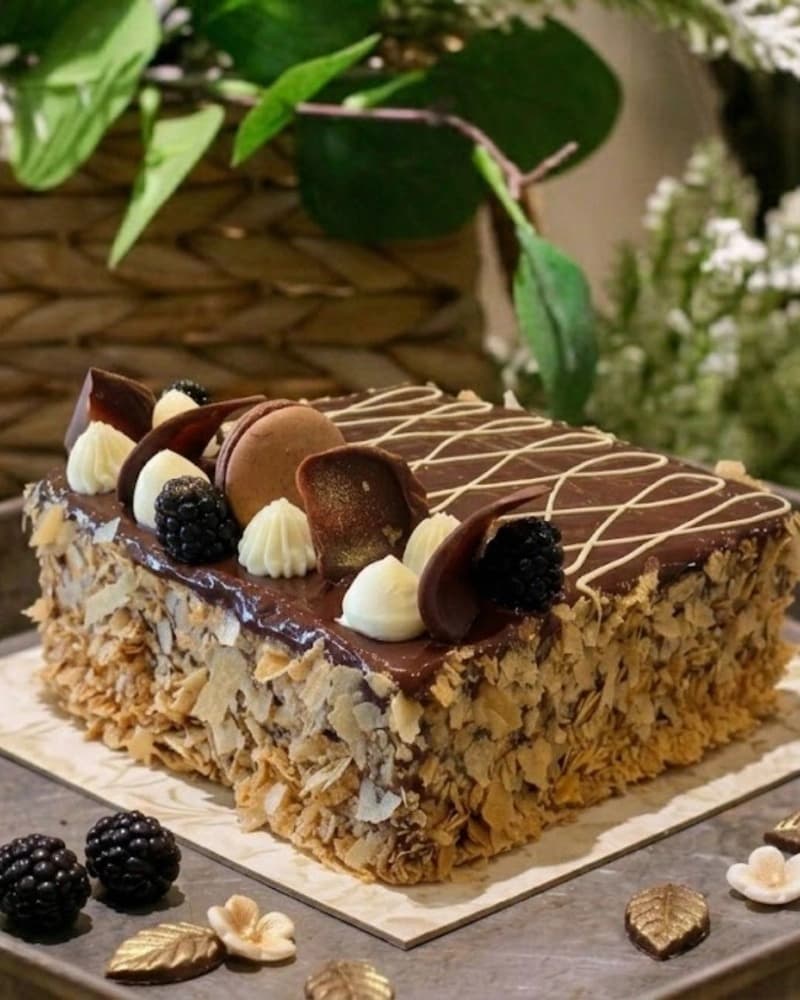 Chocolate Hazelnut Crisp Mousse (1 sheet - Rectangular) picture