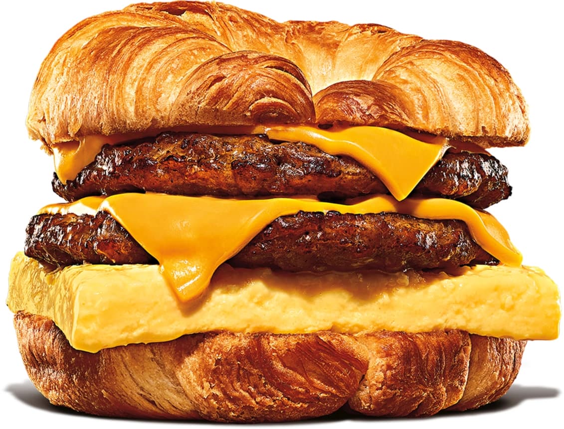 DOUBLE CROISSAN'WICH WITH SAUSAGE Image