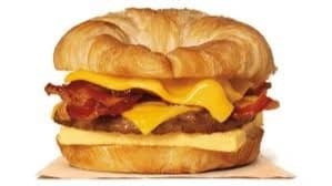 DOUBLE CROISSAN'WICH WITH SAUSAGE AND BACON picture