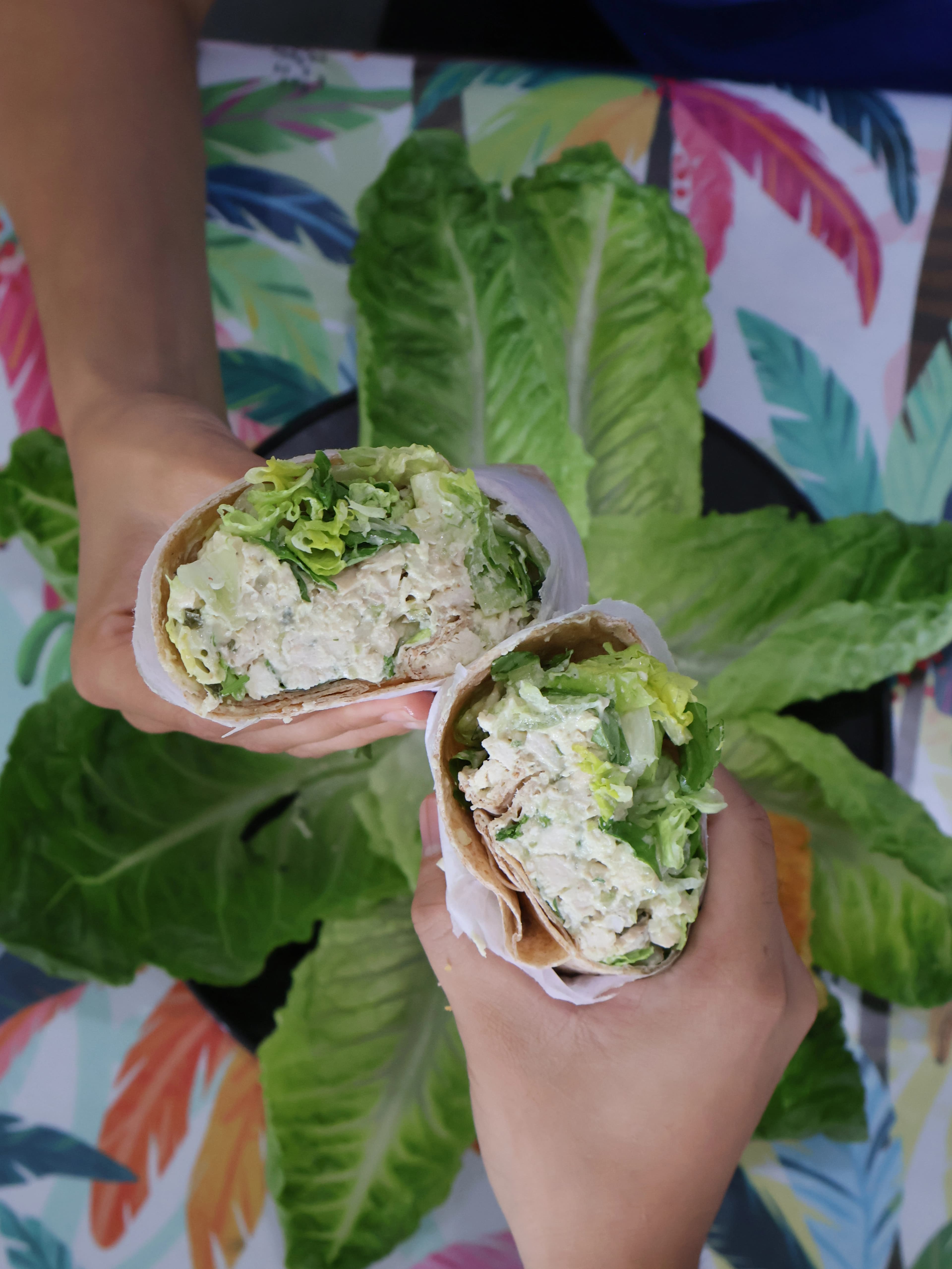 Jerk Chicken Caesar wrap picture