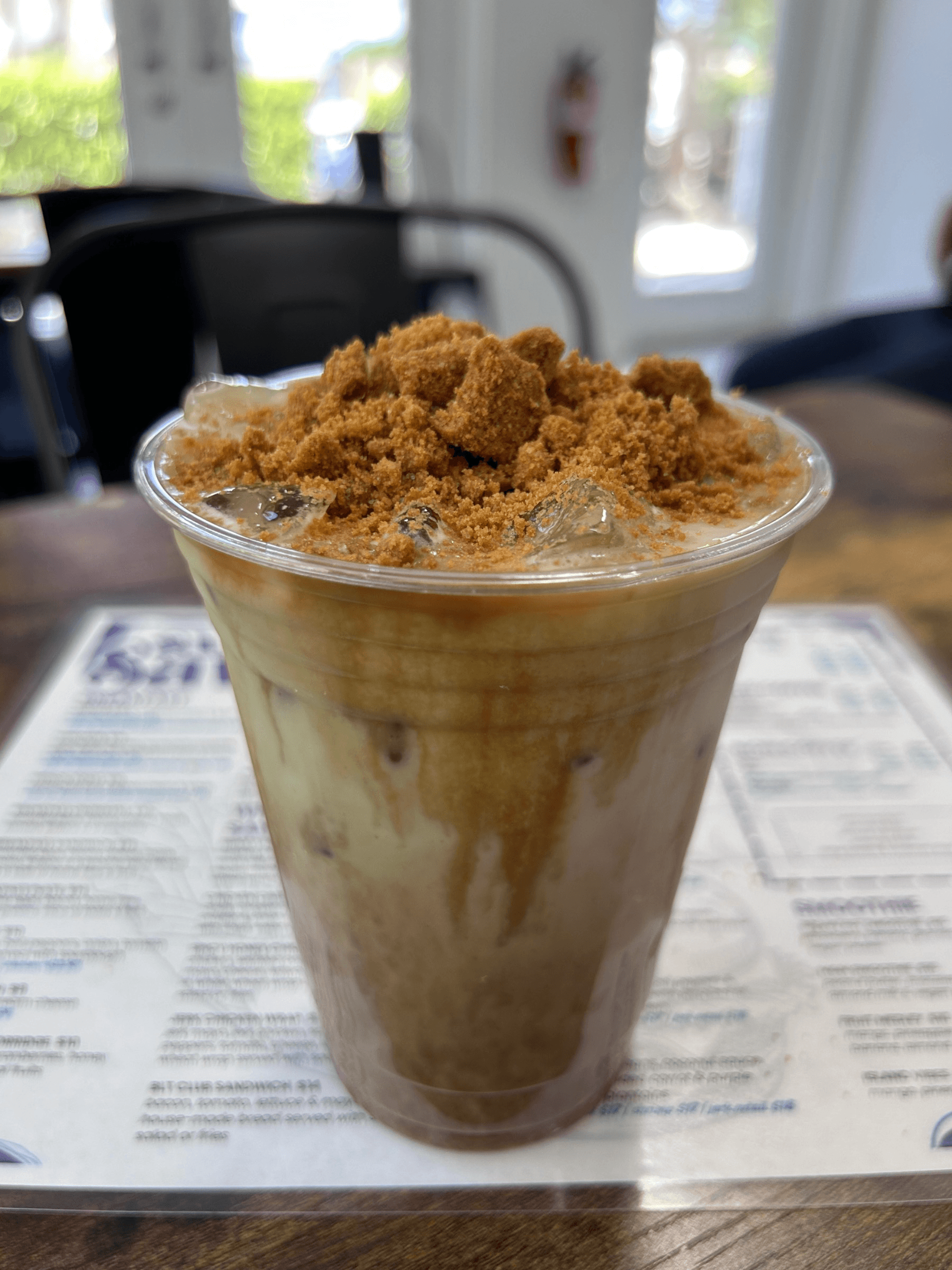 Biscoff Iced Latte Image