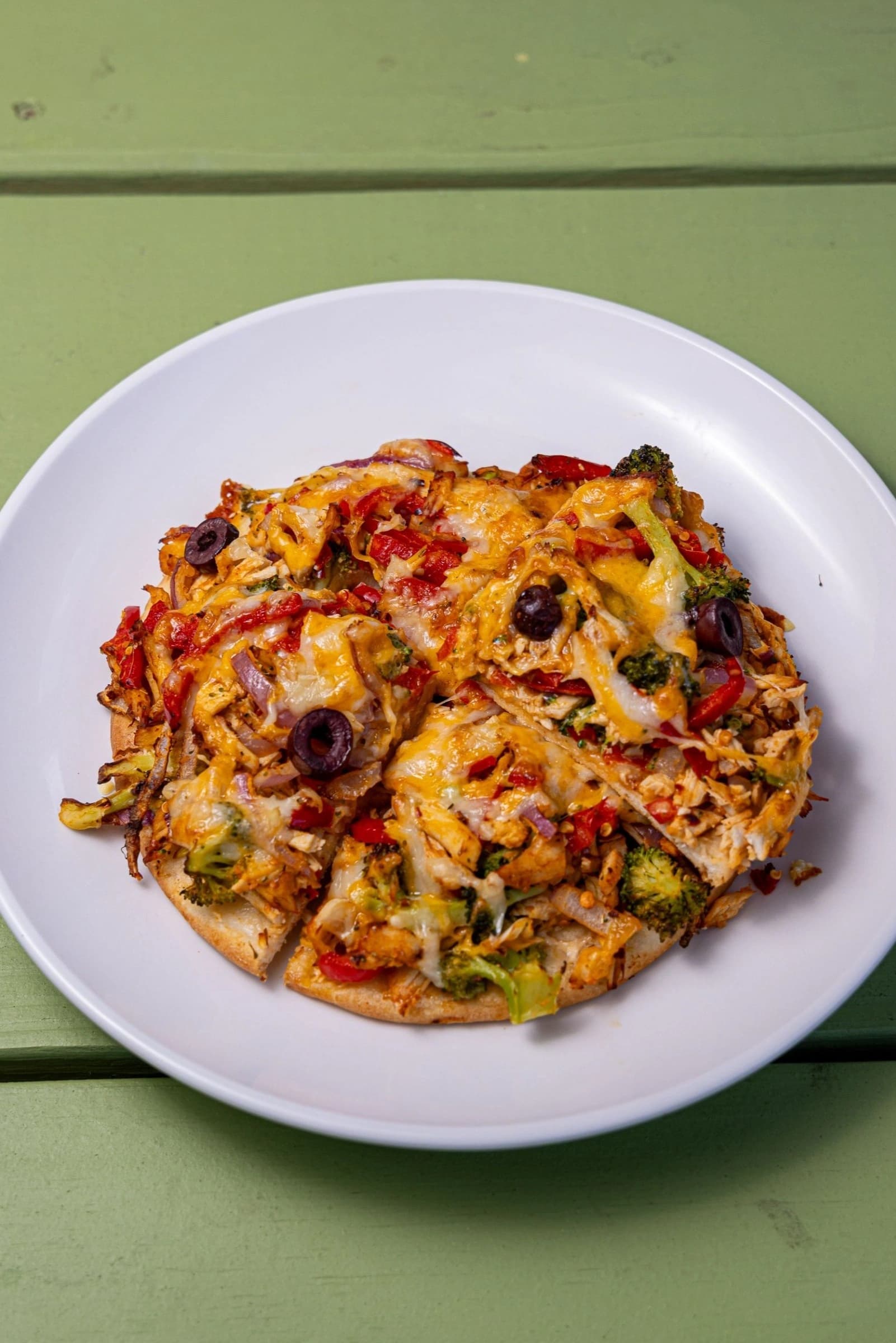Chicken flatbread pizza Image