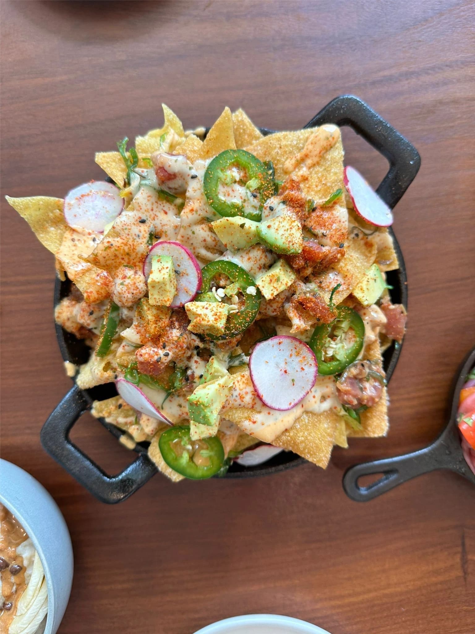 Watermelon Tuna Poke Nachos picture