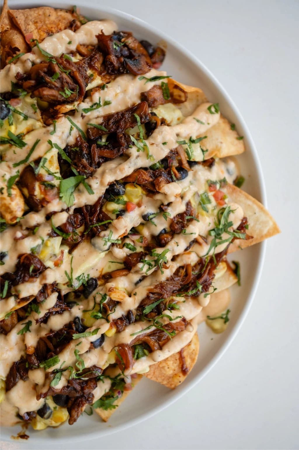 SMOKED MUSHROOM BRISKET NACHOS picture