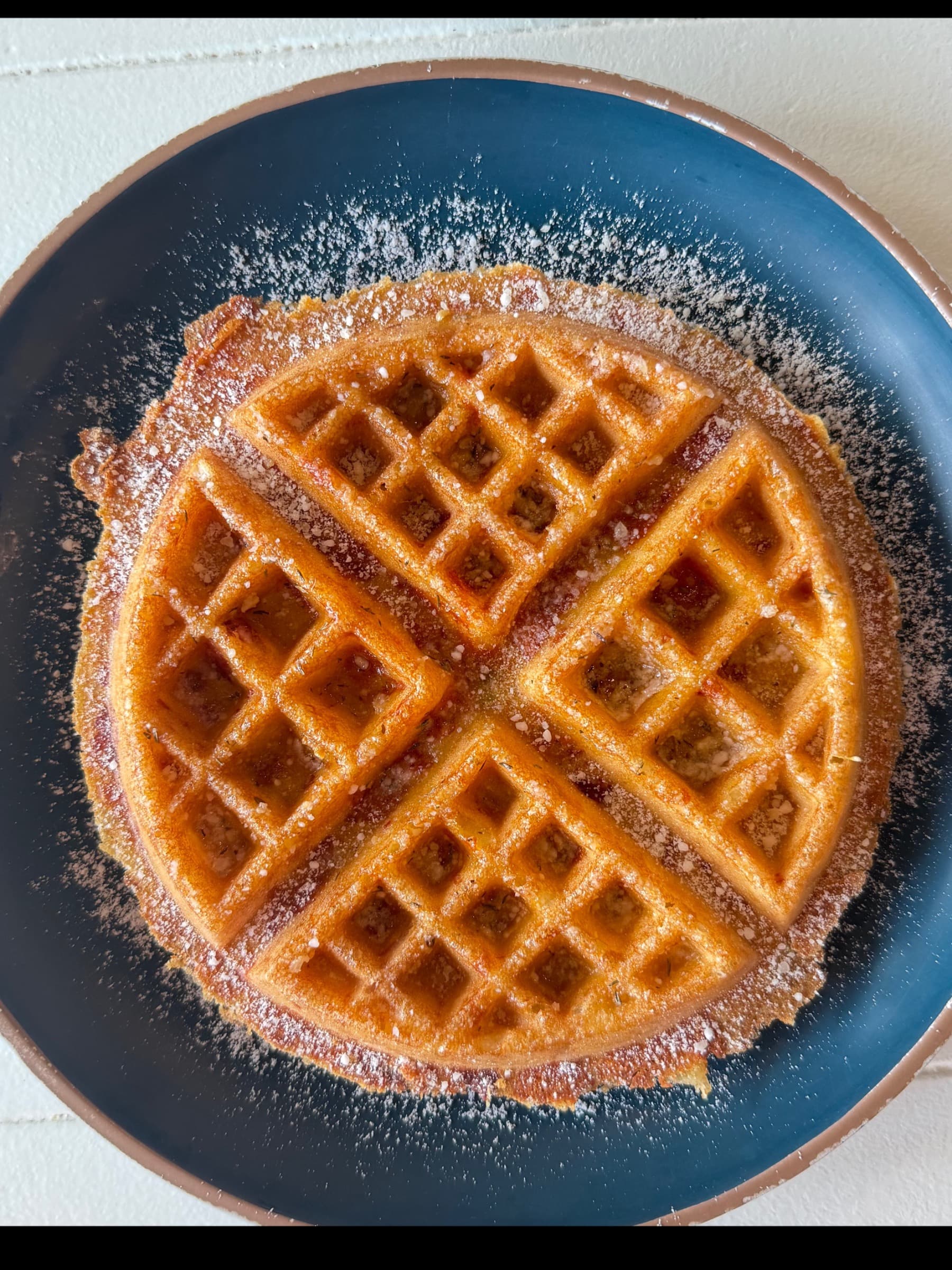 Easy & Cheesy Waffle Image