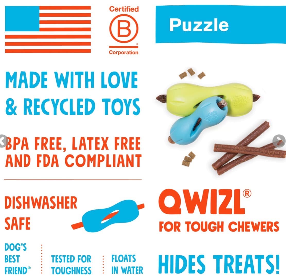 Qwizl - Puzzle & Treat Toy SM picture