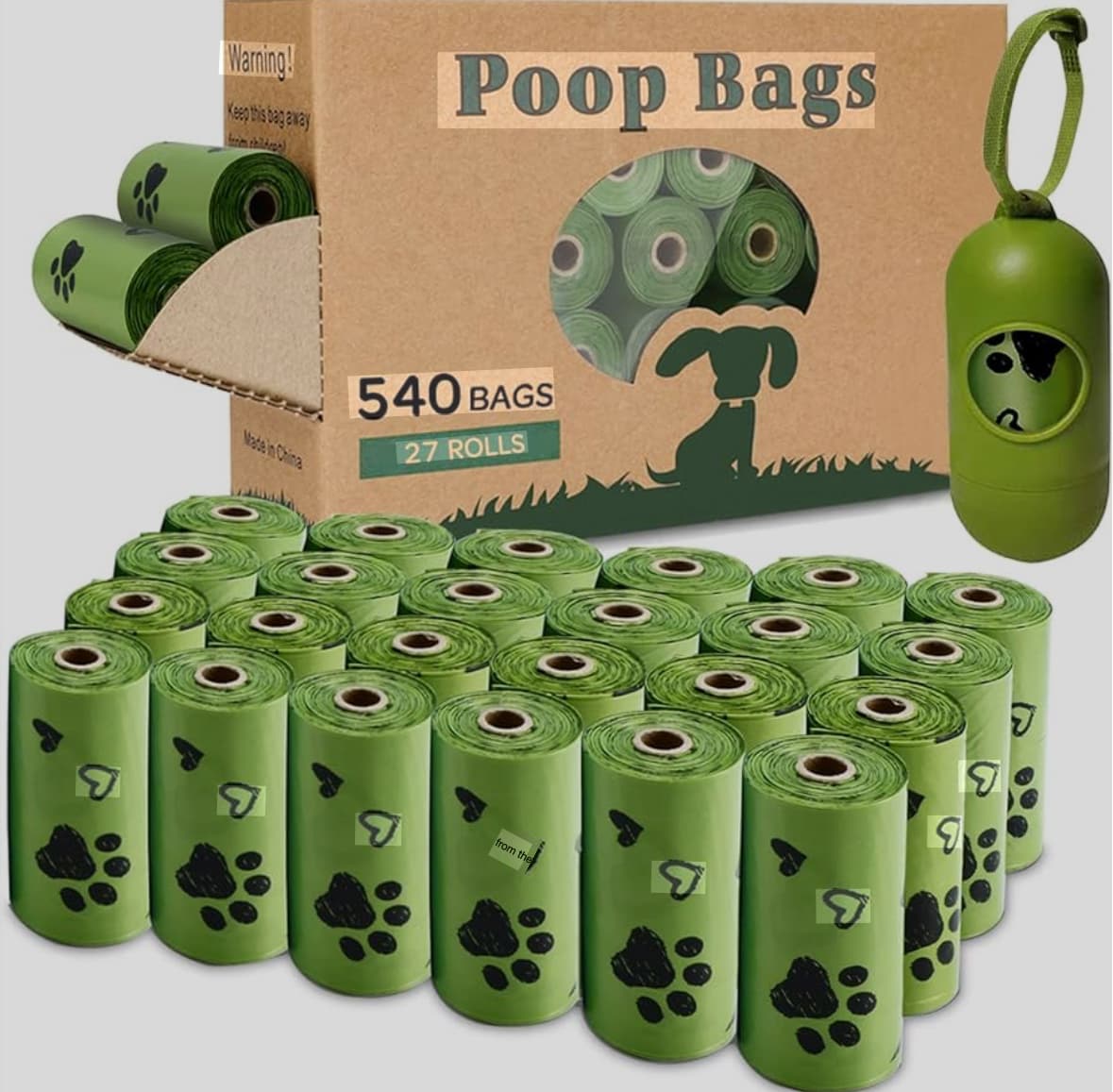 The Original Poop Bags® USDA Biobased Countdown Rolls® (120 CT) Box picture
