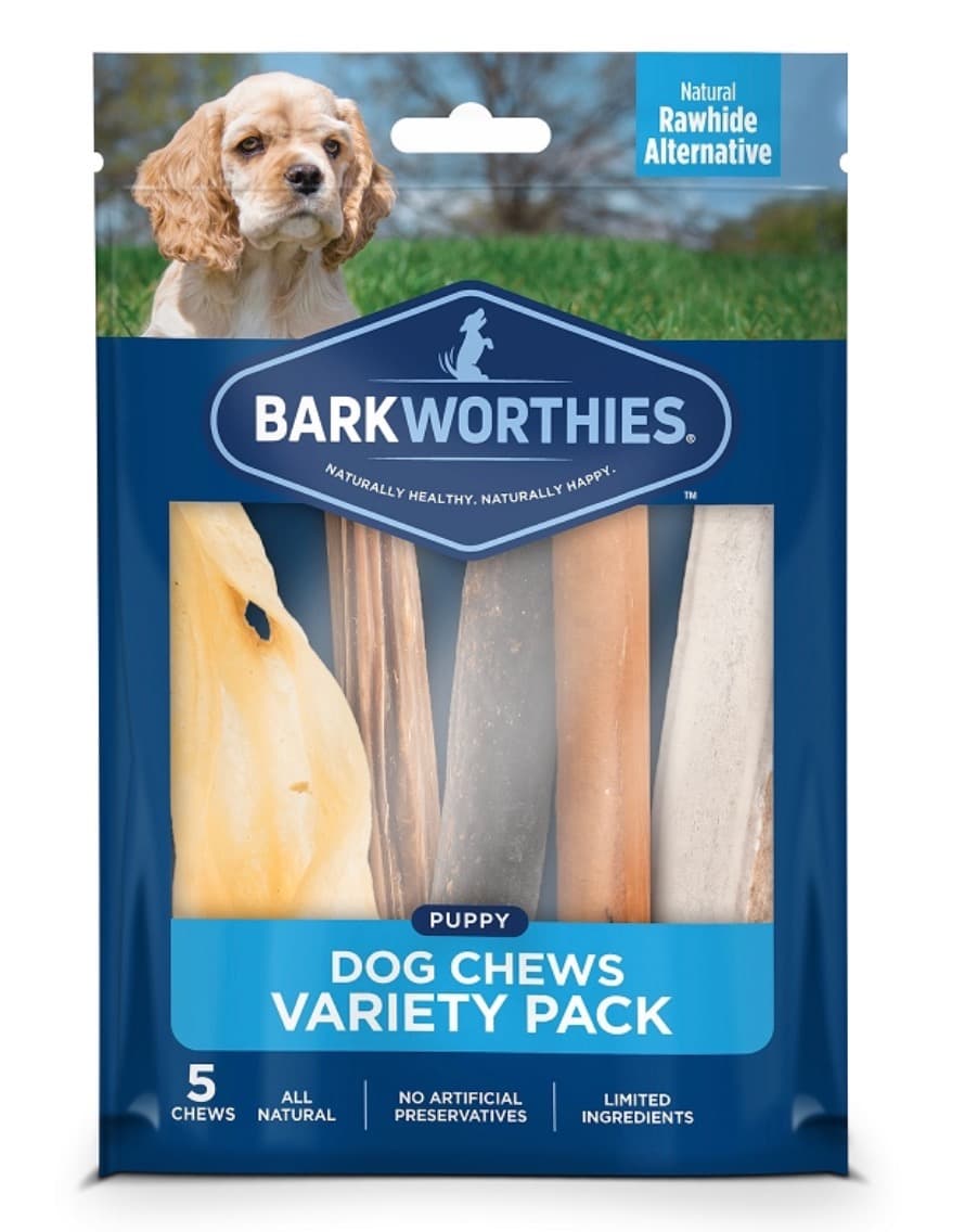 Barkworthies Puppy variety pack 5chews Image