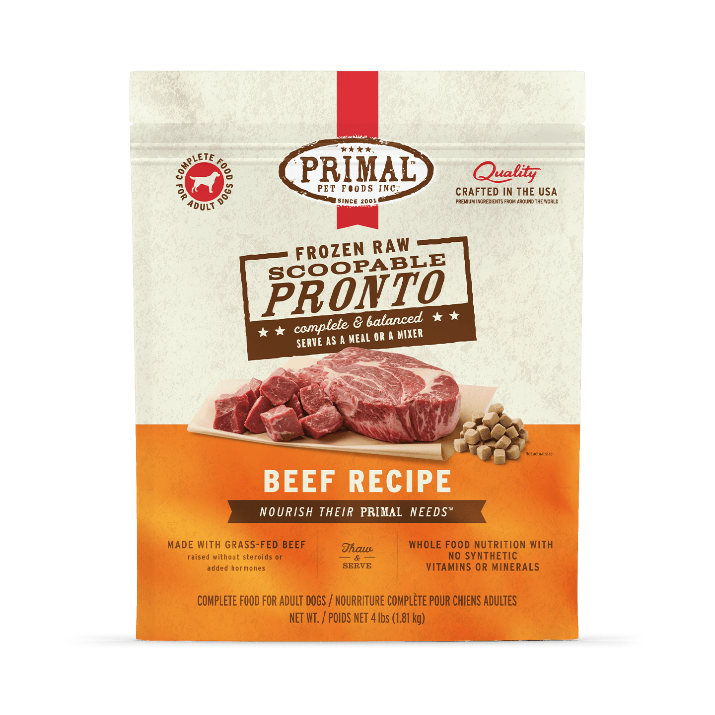 Primal Pronto Beef ( Raw) Frozen picture