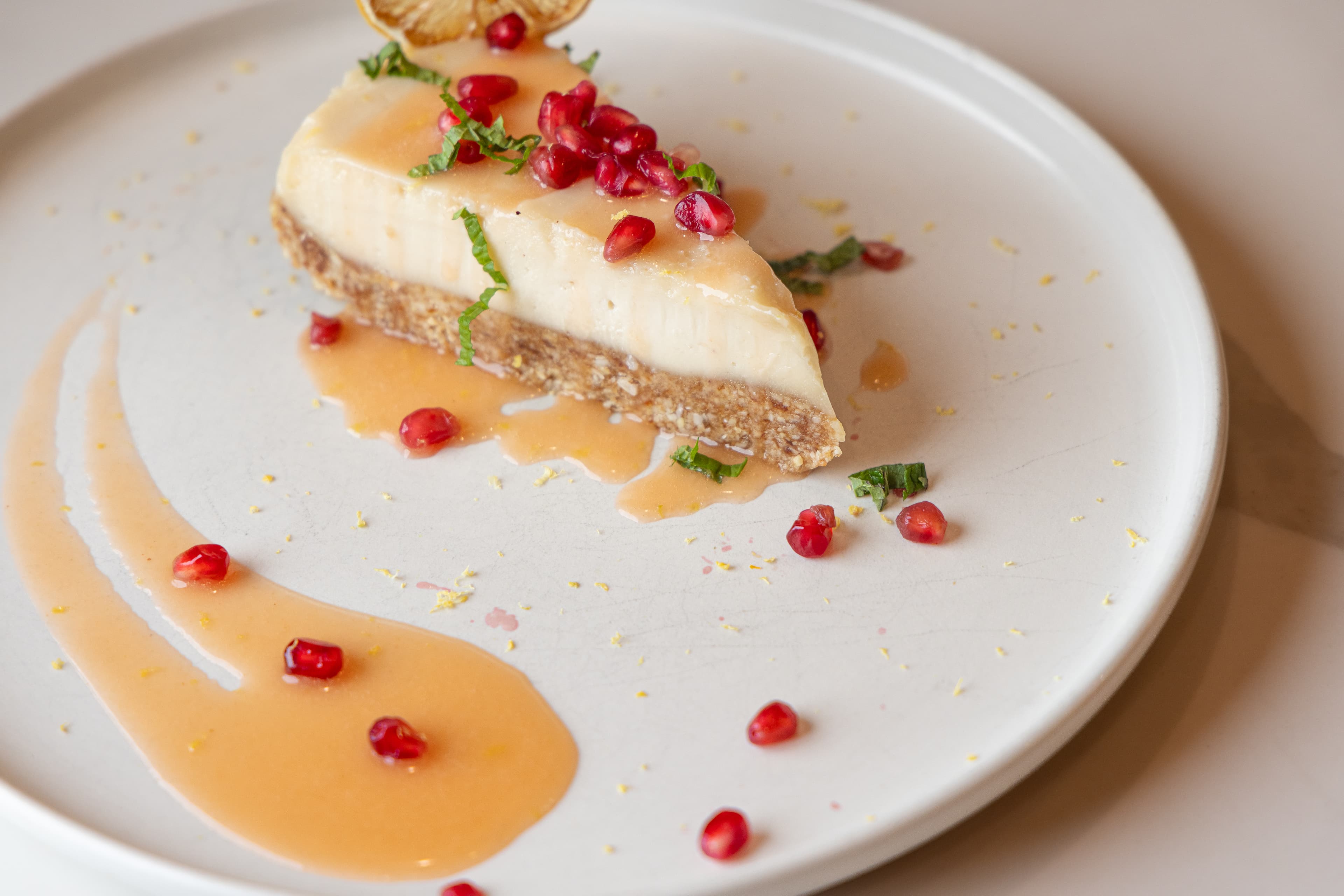 Guava Pomegranate Cheesecake picture