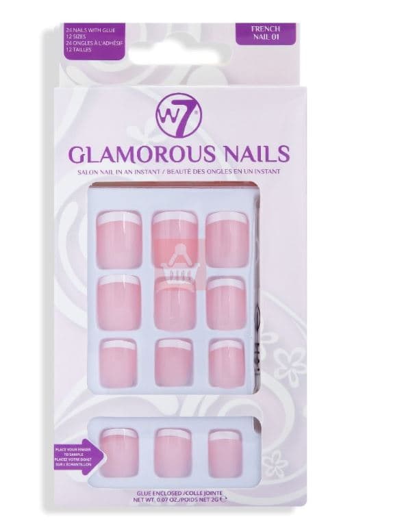 W7 GLAMOURS NAILS FRENCH NAIL 01 - 1 Image