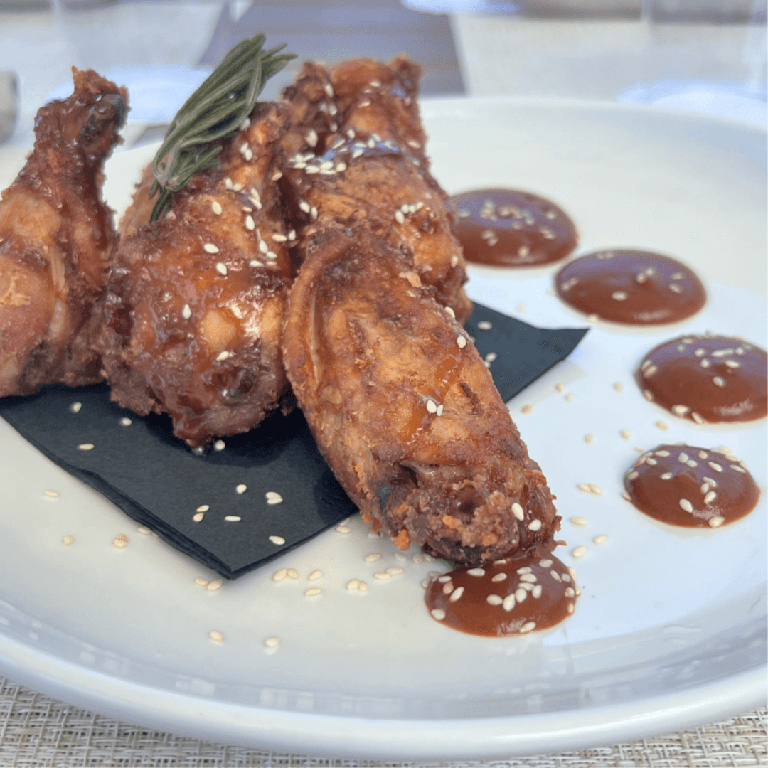 Crispy teriyaki chicken wings picture