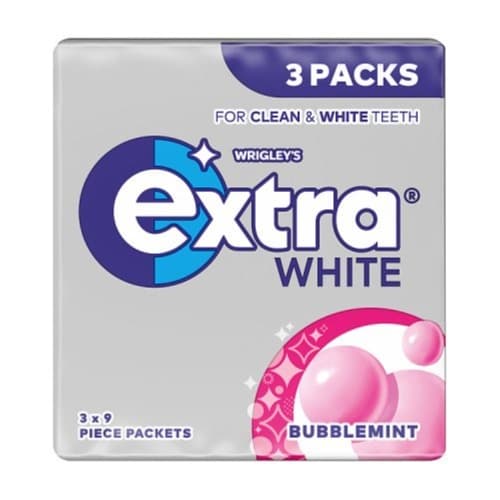 WRIGLEYS EXTRA BUBBLEMINT CHEWING GUM -3'S Image