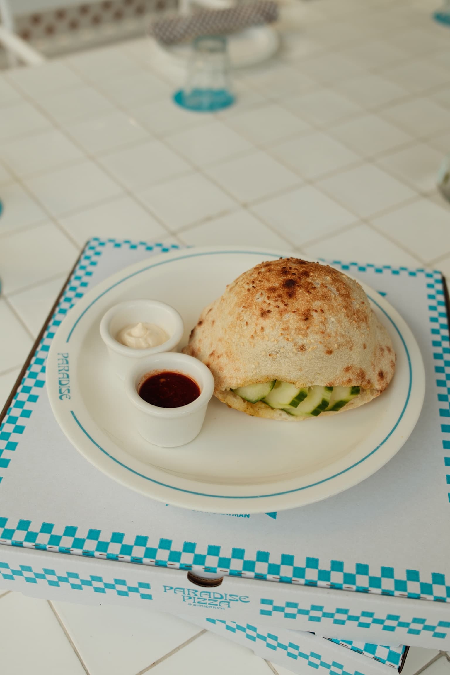 Mixed Chicken and Lamb Shawarma Sandwich picture
