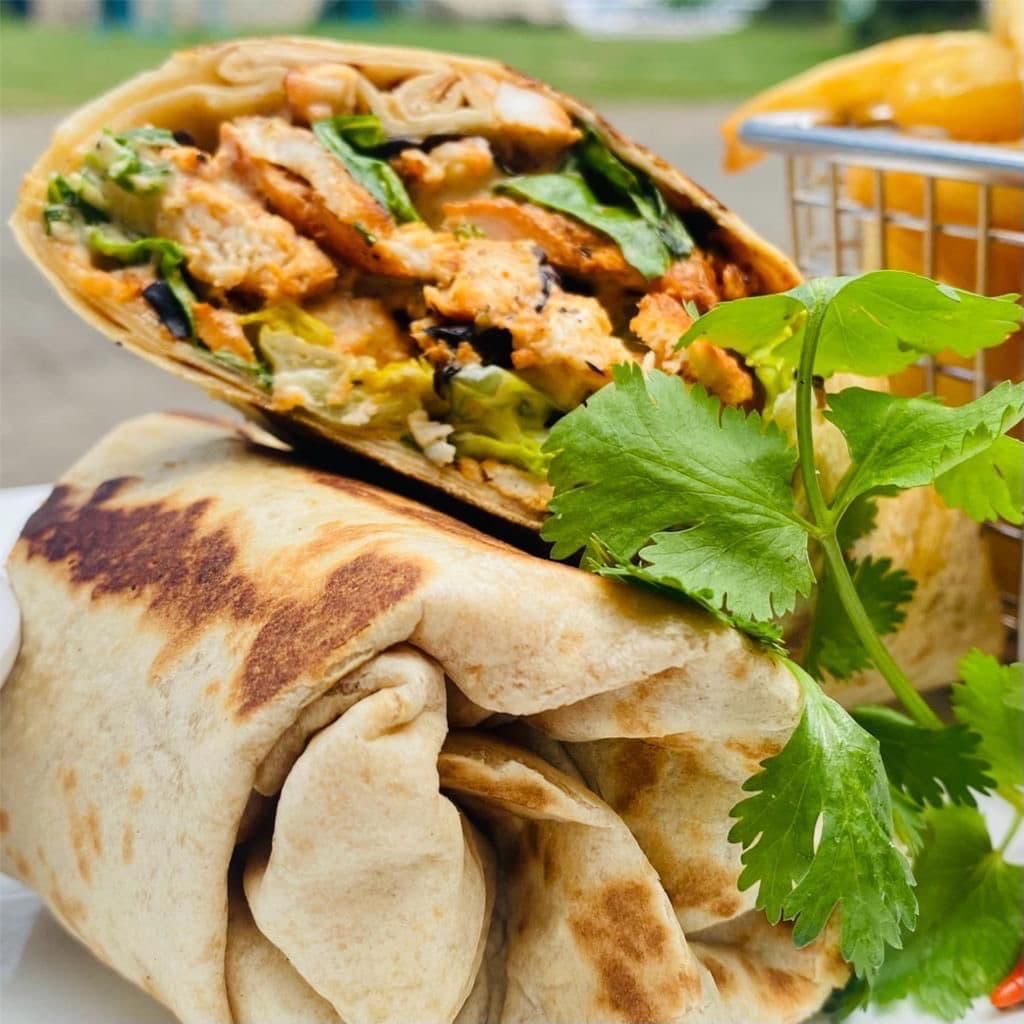 Chicken tikka Caesar Wrap Image