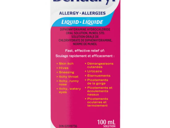 BENADRYL ALLERGY LIQUID - 100ML picture